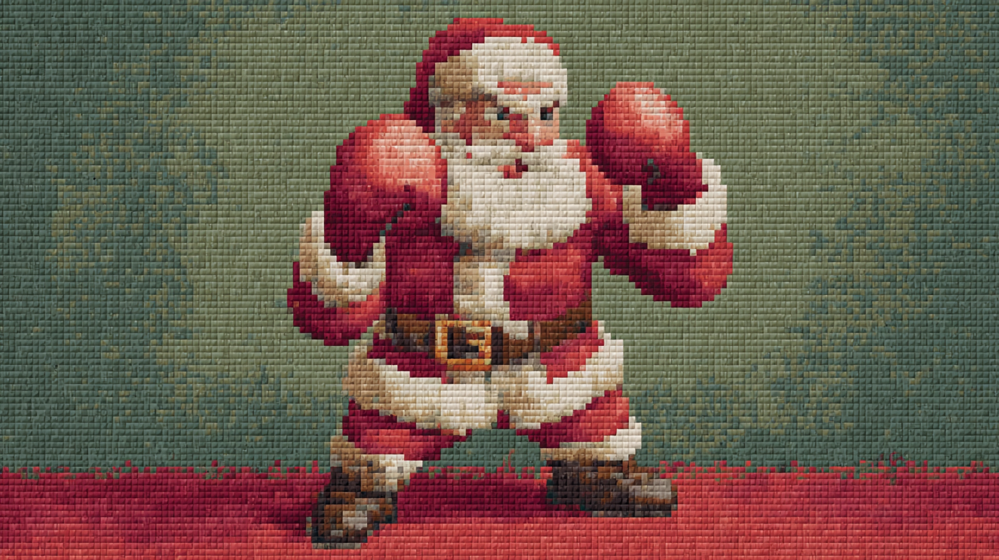 Santa is undefeated.